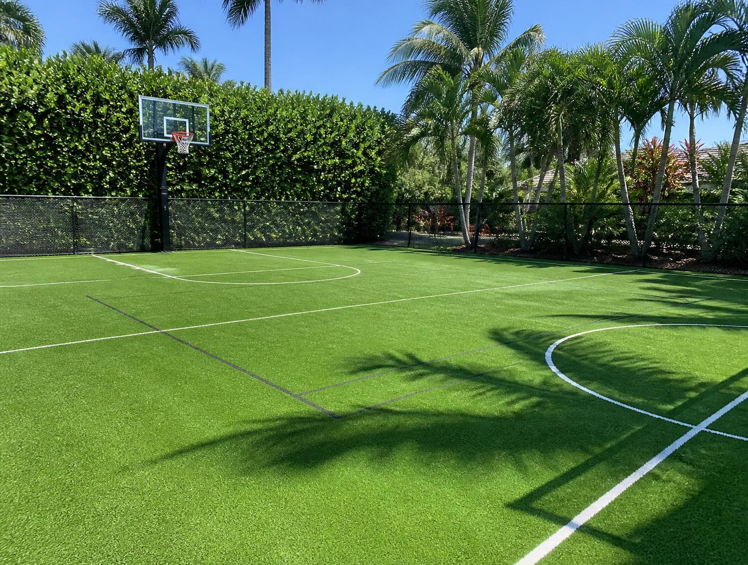 Sports Courts Turf Installation installed by Green Gorilla Turf in Florida